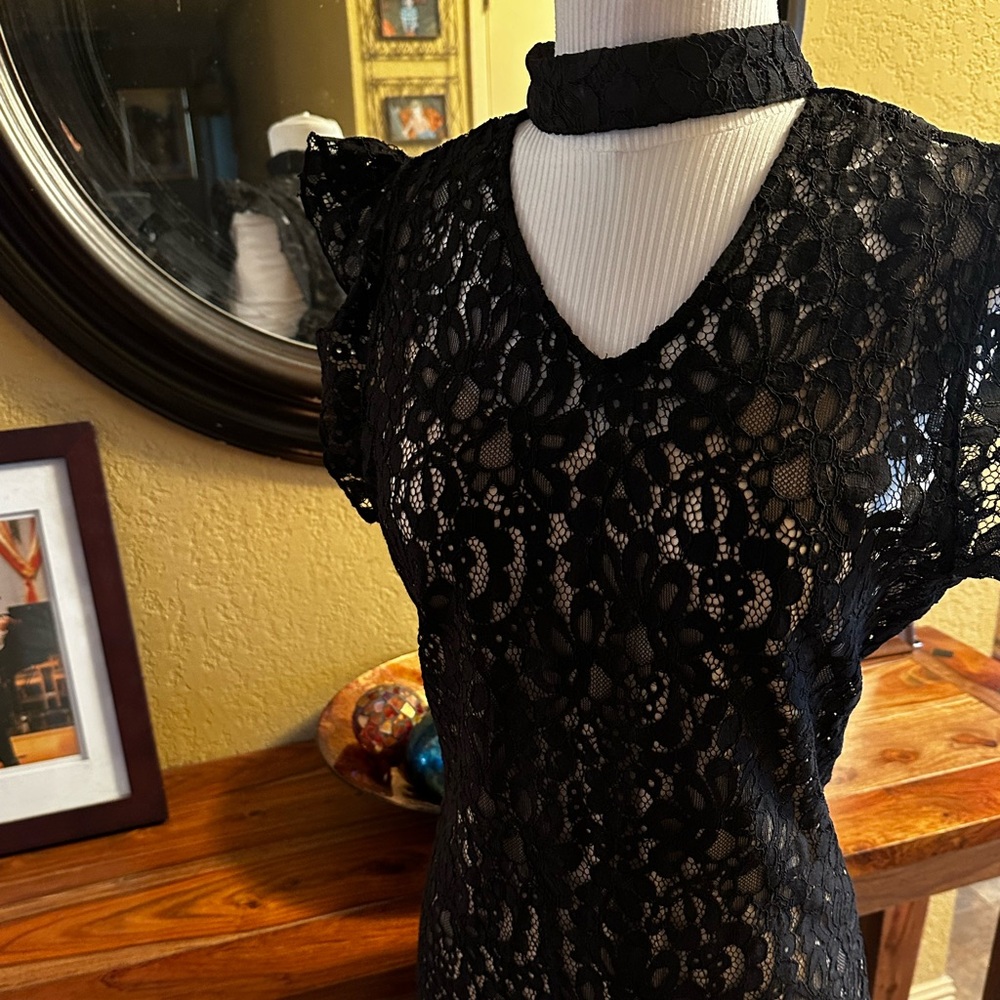 Lace Choker Dress